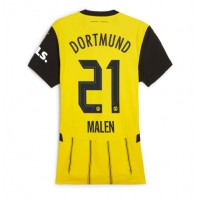 Borussia Dortmund Donyell Malen #21 Domaci Dres za Ženska 2024-25 Kratak Rukav